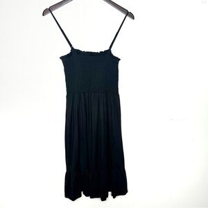 Pinkblush Black Smocked Mini Dress XL